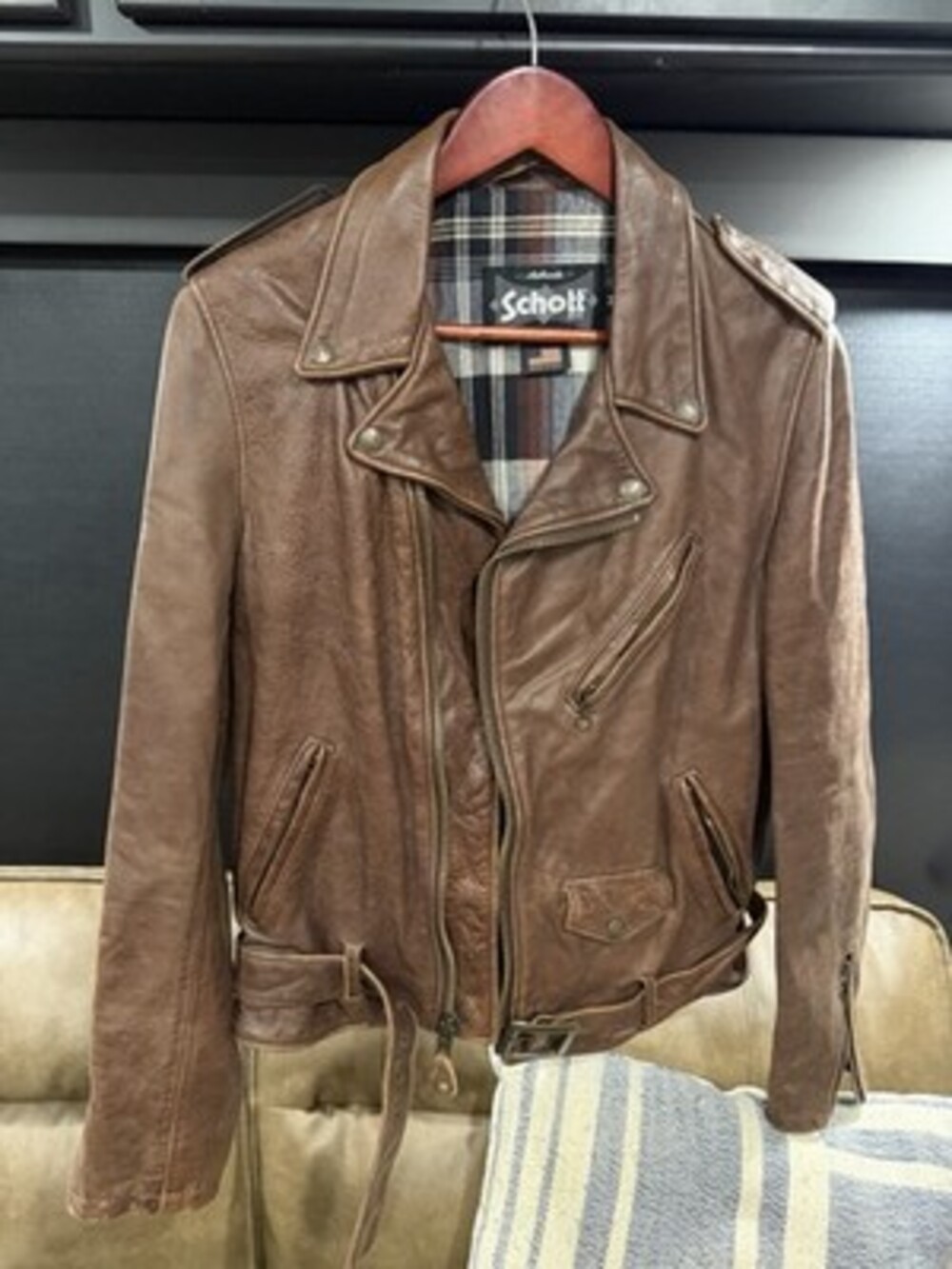 Schott NYC Perfecto 626VN Full Grain Cowhide Leather Men’s Medium Rare & Mint!!!